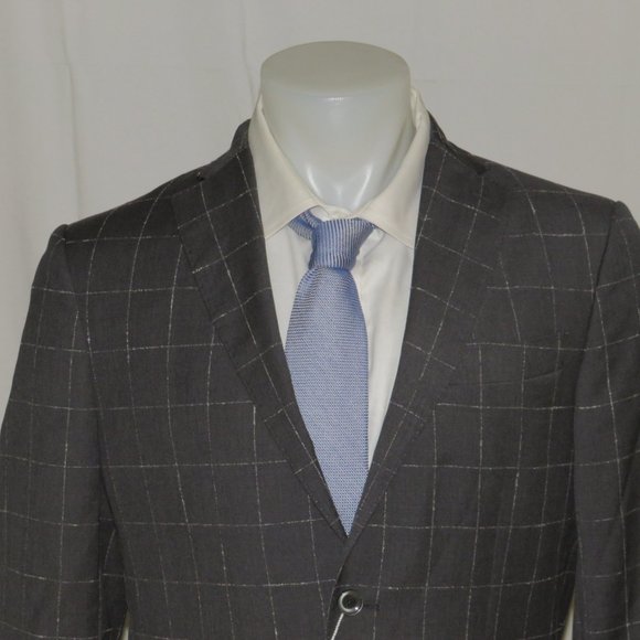 Domenico Vacca Super 130 Two Button Blazer 42R NWT - Picture 3 of 13